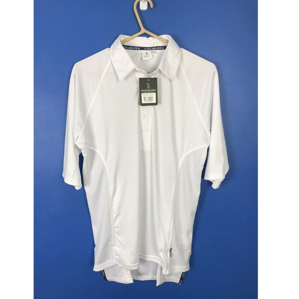 KOOKABURRA PREDATOR SHORT SLEEVE SHIRT – WHITE, BOYS